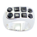 Black Onyx octa Spanish 925 Sterling Silver Black Gemstone Chunky Ethnic Ring Jewelry