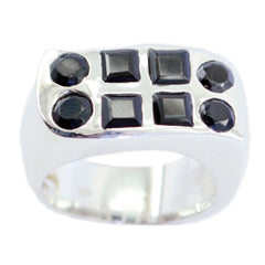 Black Onyx octa Spanish 925 Sterling Silver Black Gemstone Chunky Ethnic Ring Jewelry
