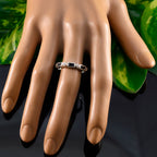 Black Onyx quarter Turkish Sterling Silver Black Gemstones Dainty Trendy Band Jewelry