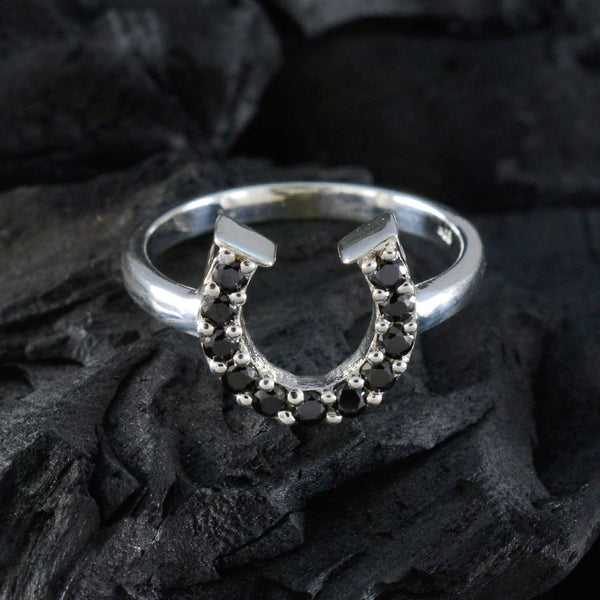 Black Onyx multiple Turkish 925 Sterling Silver Black Gems Whisper thin Glamorous Ring Jewelry