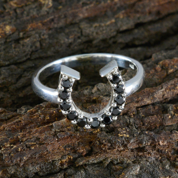 Black Onyx multiple Turkish 925 Sterling Silver Black Gems Whisper thin Glamorous Ring Jewelry
