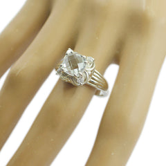 Blue Topaz Halo Indian 925 Silver Blue Gemstone Classic Luxurious Ring Jewelry