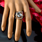 Blue Topaz Solitaire Moroccan 92.5 Silver Blue Gemstone Mid weight Signet Ring Jewelry