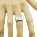 Blue Topaz Toi et Moi French 92.5 Silver Blue Gemstones Tiny Luxurious Ring Jewelry