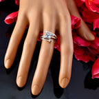 Blue Topaz Halo Moroccan 925 Sterling Silver Blue Gemstones Featherlight Romantic Ring Jewellery