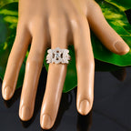 Blue Topaz Halo Moroccan Silver Blue Gemstone Classic Graceful Ring Jewellery