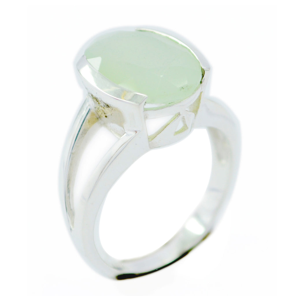 Blue Chalcedony Solitaire German Silver Blue Gems Mid weight Fairytale Ring Jewellery