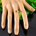 Citrine Solitaire Japanese 925 Silver Yellow Gemstones Elegant  Sophisticated Ring Jewellery