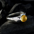 Blue Chalcedony Solitaire Egyptian Sterling Silver Blue Gemstones Slim Feminine Ring Jewelry