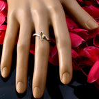 Citrine Solitaire Japanese 925 Sterling Silver Yellow Gems Delicate Modern Ring Jewellery