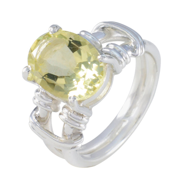 Citrine Solitaire Mexican Sterling Silver Yellow Gemstone Eye catching Rope Wire Ring Jewelry