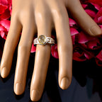 Citrine Solitaire Mexican 925 Sterling Silver Yellow Gemstone Featherlight Filigree Ring Jewelry