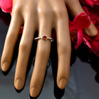 Citrine Solitaire Moroccan 925 Sterling Silver Yellow Gemstones Slim Feminine Ring Jewelry