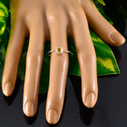 Citrine Solitaire Turkish 925 Silver Yellow Gemstones Elegant  Sophisticated Ring Jewellery