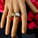 Citrine Halo French Sterling Silver Yellow Gemstones Versatile Contemporary Ring Jewellery