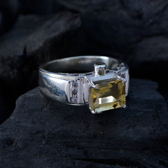 Citrine Halo French Sterling Silver Yellow Gemstones Versatile Contemporary Ring Jewellery