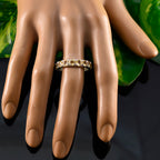 Citrine multiple American 92.5 Silver Yellow Gemstone Dainty Eternity Band Jewellery