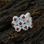 Citrine multiple Indian Silver Yellow Gemstone Essential  Modern Ring Jewellery