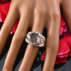 Green Amethyst Solitaire Moroccan 92.5 Silver Green Gemstones Chunky Signet Ring Jewellery