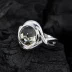 Green Amethyst Solitaire Moroccan 925 Sterling Silver Green Gems Classic Fairytale Ring Jewellery