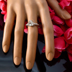 Green Amethyst Solitaire Turkish 925 Sterling Silver Green Gems Delicate Rope Wire Ring Jewelry