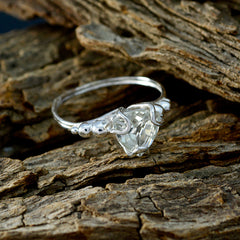 Green Amethyst Solitaire Turkish 925 Sterling Silver Green Gems Delicate Rope Wire Ring Jewelry