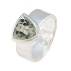 Green Amethyst Solitaire Moroccan Silver Green Gems Eye catching Signet Band Jewellery