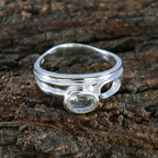 Green Amethyst Solitaire Japanese 925 Sterling Silver Green Gems Whisper thin Abstract Ring Jewelry