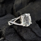 Green Amethyst Solitaire Turkish Silver Green Gemstones Delicate Glamorous Ring Jewelry