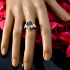 Green Amethyst Solitaire Moroccan 92.5 Silver Green Gemstone Mid weight Fairytale Ring Jewellery