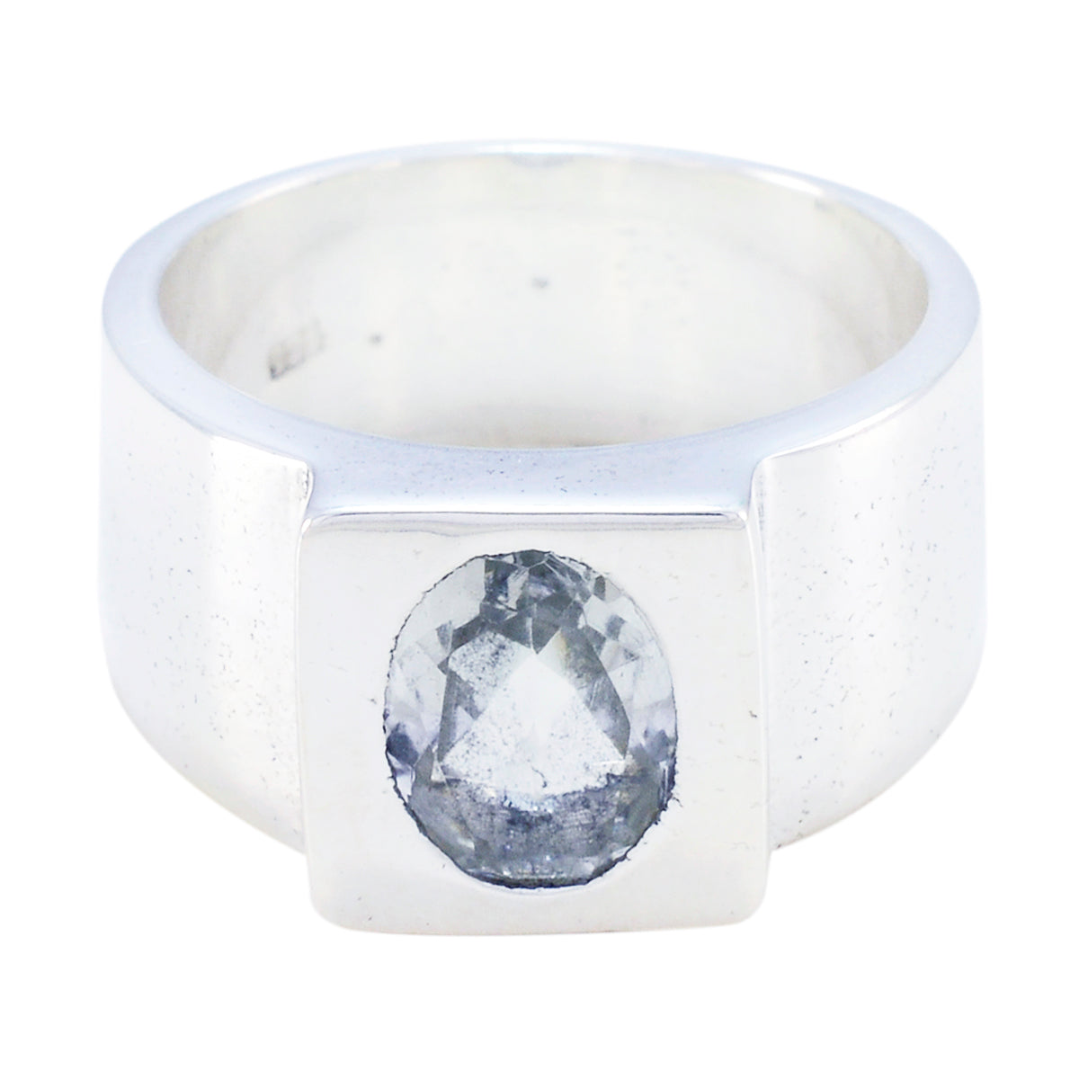 Green Amethyst Solitaire Spanish 925 Silver Green Gemstones Edgy Armor Ring Jewellery Image principale du produit