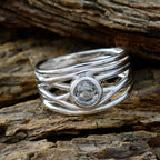 Green Amethyst Solitaire Mexican 925 Sterling Silver Green Gemstones Eye catching Rope Wire Band Jewellery