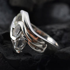 Green Amethyst Trilogy German 92.5 Silver Green Gems Tiny Romantic Ring Jewellery