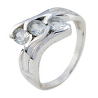 Green Amethyst Trilogy German 92.5 Silver Green Gems Tiny Romantic Ring Jewellery