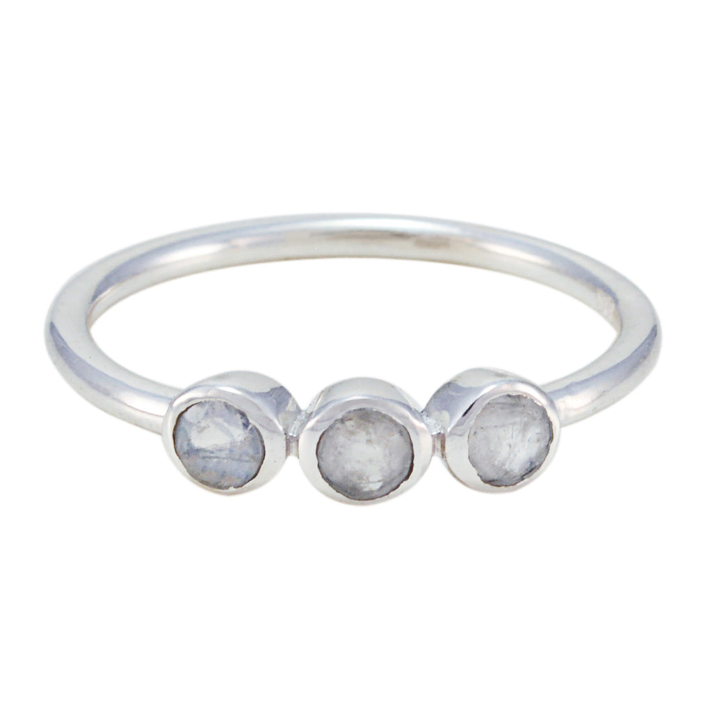 Green Amethyst Trilogy Japanese 925 Silver Green Gemstone Minimalist Glamorous Ring Jewellery