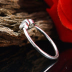 Green Amethyst Trilogy Japanese 925 Silver Green Gemstone Minimalist Glamorous Ring Jewellery