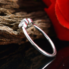 Green Amethyst Trilogy Japanese 925 Silver Green Gemstone Minimalist Glamorous Ring Jewellery