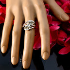 Green Amethyst Toi et Moi Moroccan Sterling Silver Green Gems Slim Sophisticated Ring Jewellery