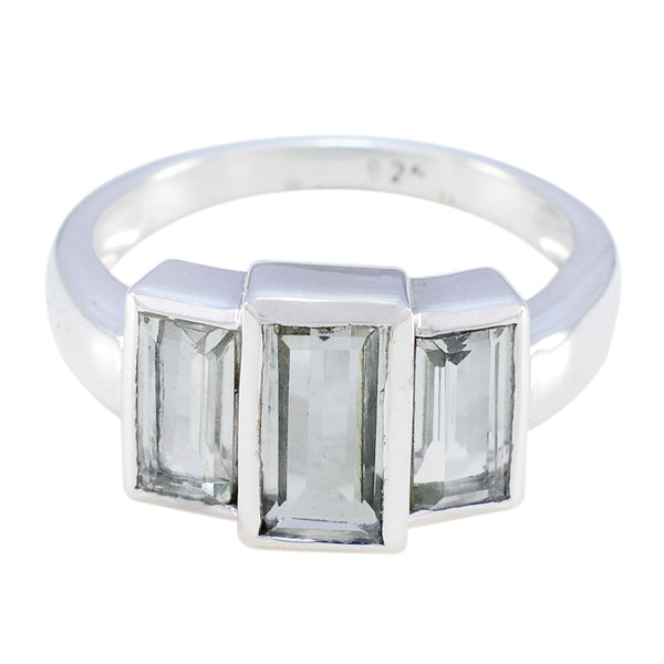 Green Amethyst Trilogy Moroccan Sterling Silver Green Gemstones Minimal Fairytale Ring Jewellery