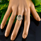 Green Amethyst Halo African 925 Sterling Silver Green Gems Essential  Trendy Ring Jewelry