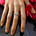 Green Amethyst Halo Korean 92.5 Silver Green Gems Delicate Fairytale Ring Jewelry