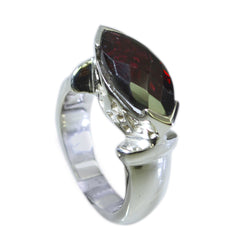 Garnet Solitaire Middle Eastern 925 Silver Red Gems Essential  Filigree Ring Jewelry