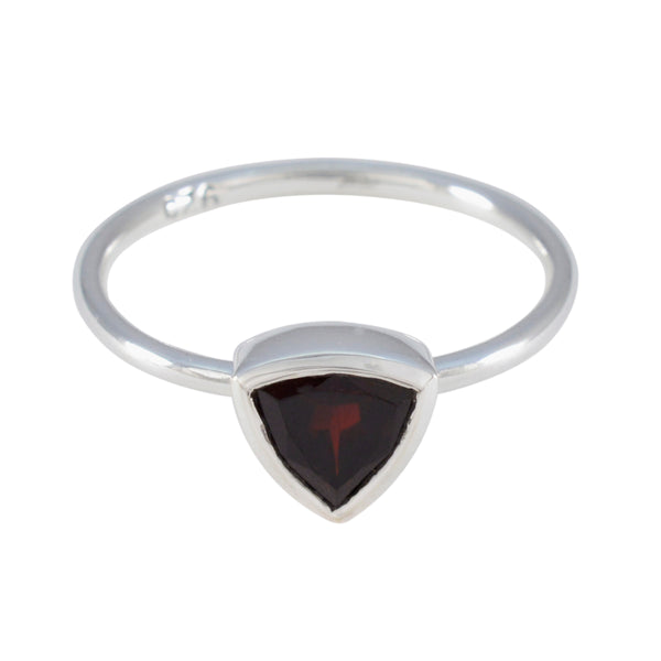 Granat Solitär Mexikanischer 92,5 Silber Rote Edelsteine Zarter Boho Ring Schmuck