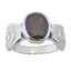 Garnet Solitaire Russian 925 Sterling Silver Red Gemstones Mid weight Feminine Ring Jewelry