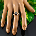 Garnet Solitaire American 925 Sterling Silver Red Gems Delicate Feminine Ring Jewellery