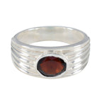 Garnet Solitaire Moroccan 925 Sterling Silver Red Gemstones Eye catching Engagement Ring Jewellery