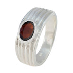 Garnet Solitaire Moroccan 925 Sterling Silver Red Gemstones Eye catching Engagement Ring Jewellery