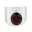Garnet Solitaire African 925 Silver Red Gemstones Versatile Armor Ring Jewelry
