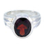 Garnet Solitaire African 925 Silver Red Gems Eye catching Promise Ring Jewellery