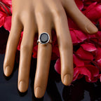 Garnet Solitaire Moroccan 92.5 Silver Red Gemstone Slim Boho Ring Jewellery